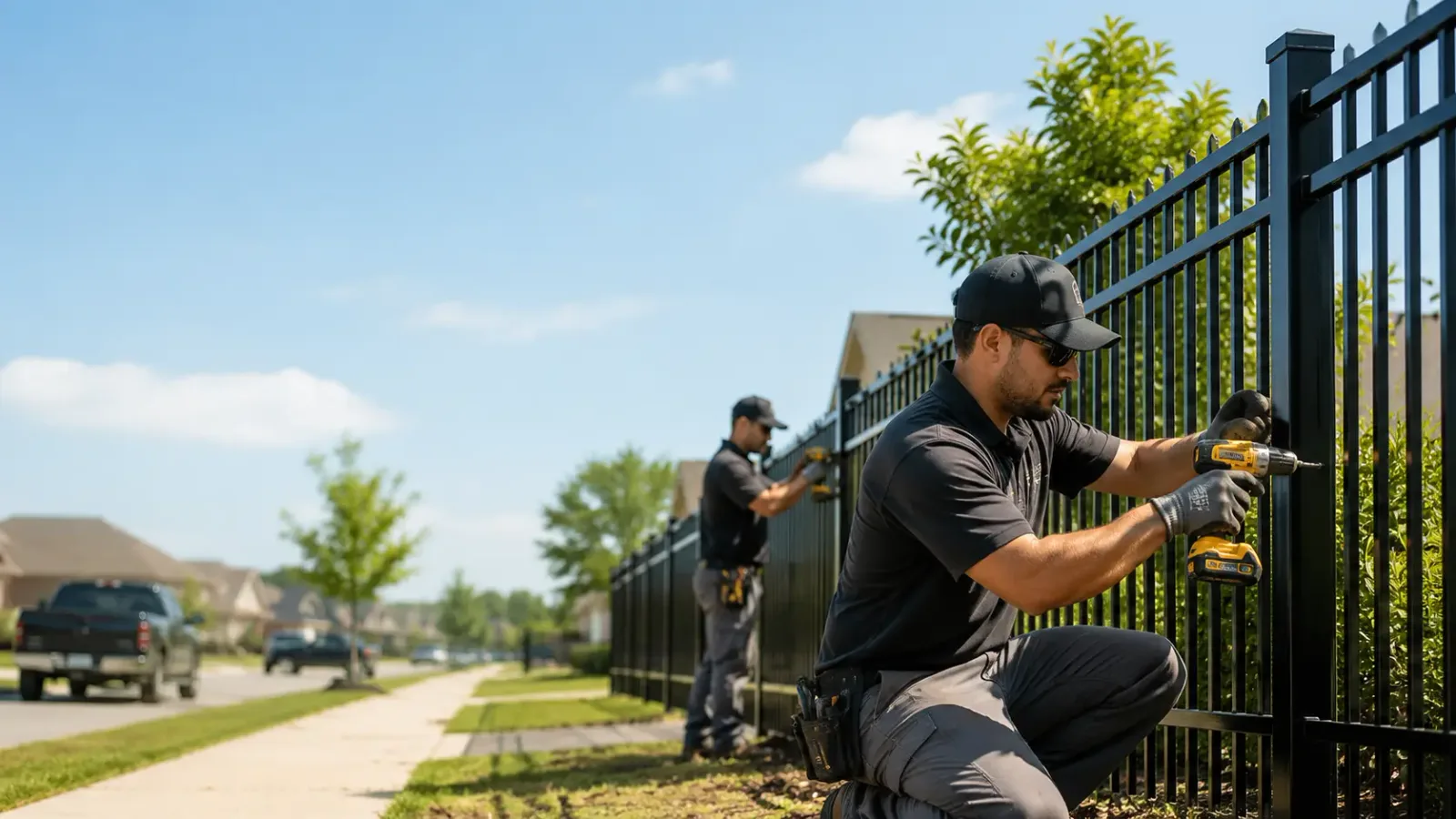 Metal Fence Installation in Latham, IL